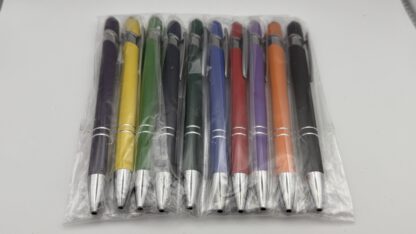 10 Aluminium Kugelschreiber mit Touchfunktion & individueller Gravur