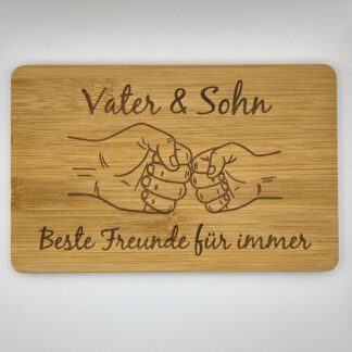 Personalisiertes Bambus Schneidebrett mit Wunschgravur