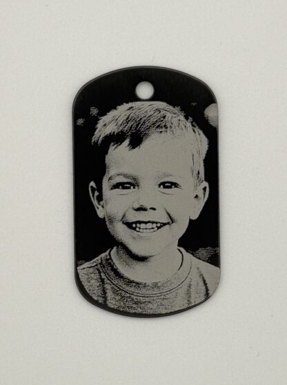 Aluminium-Anhänger mit Gravur – individuell mit Foto oder Text